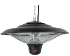 AZ Patio Heaters 1500 Watt Black Ceiling Mounted Electric Gazebo Heater