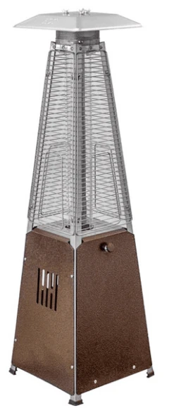 AZ Patio Heaters 39 Tall Inch Glass Tube Table Top Propane Patio Heater