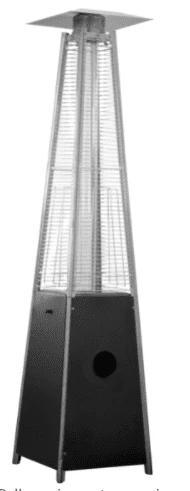 AZ Patio Heaters 91 Inch Glass Tube Propane Patio Heater