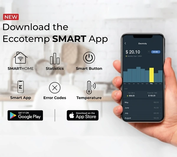 Eccotemp SmartHome Electric Mini Point-of-Use Water Heater - 2.5 Gallon Tank - Image 6