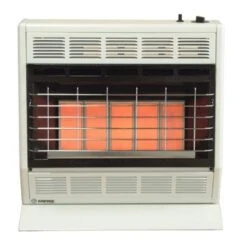 Empire Infrared Heater With Hydraulic Thermostat Controls - White - 30,000 BTU