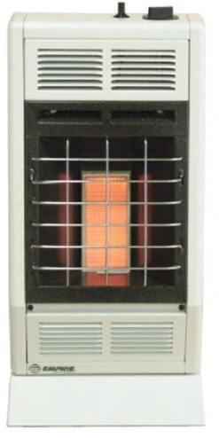Empire Infrared Heater With Manual Heat Controls - White - 10,000 BTU