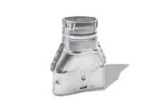 Empire Oval-to-Round Furnace Flue Adaptor Kit - For FAW55SPP And FAW55IP Vented Counterflow Furnaces