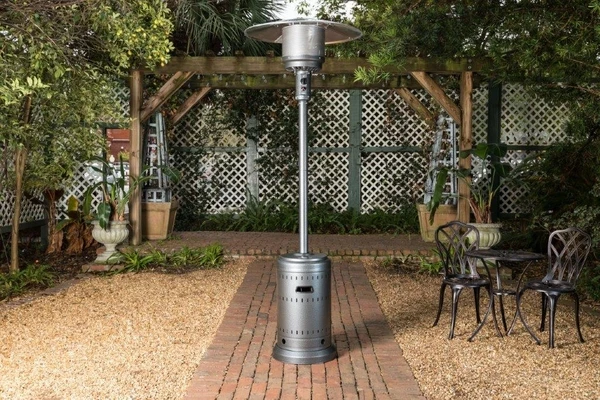 Fire Sense 33' Hammered Platinum Commercial Patio Heater - Image 3