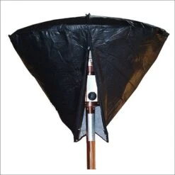 Fire Sense Outdoor Patio Heater Vinyl Head Cover With Felt Lining And Zipper Closure
