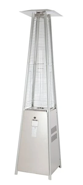 Fire Sense Stainless Steel Pyramid Flame Propane Gas Patio Heater - Image 2