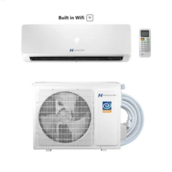 Hessaire Energy Star 12K BTU Mini Split Air Conditioner With Heat Pump 115 V