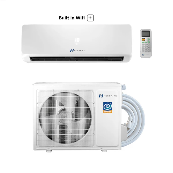Hessaire Energy Star 12K BTU Mini Split Air Conditioner With Heat Pump 115 V