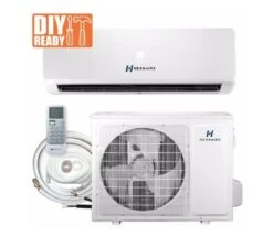 Hessaire High Efficiency 12K BTU Mini Split Air Conditioner With Heat Pump 115 V