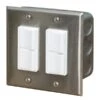 Infratech Comfort Dual Duplex Switch With Standard Gang Box - WD Series Heaters
