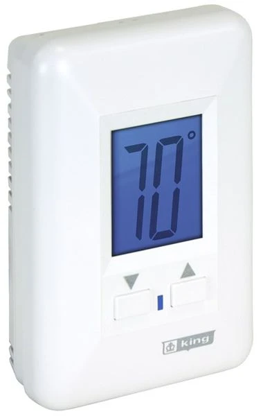 King Electrical ES Max 22 Non-Programmable Thermostat With Illuminated LCD Display