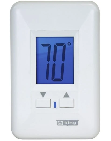 King Electrical ES Max 22 Non-Programmable Thermostat With Illuminated LCD Display - Image 2