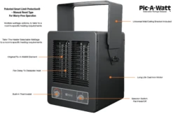 King Electrical Pic-A-Watt Compact Unit Heater