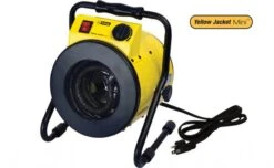 King Electrical Yellow Jacket Mini Portable Heater