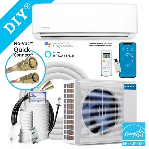 MRCOOL DIY 4th Generation Energy Star 12k BTU Ductless Mini-Split Complete System