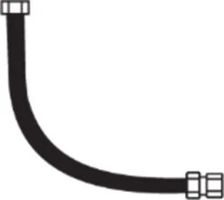 SunStar 24 Inch Stainless Steel Gas Connector