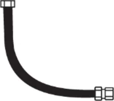 SunStar 24 Inch Stainless Steel Gas Connector