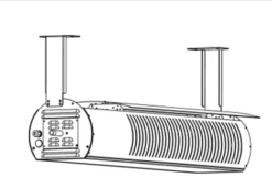 SunStar Ceiling Mount Bracket Kit For StarGlo Patio Heaters